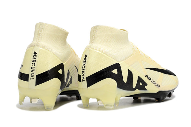 Chuteira Nike Air Zoom Mercurial Superfly 9 Elite Campo - Bege