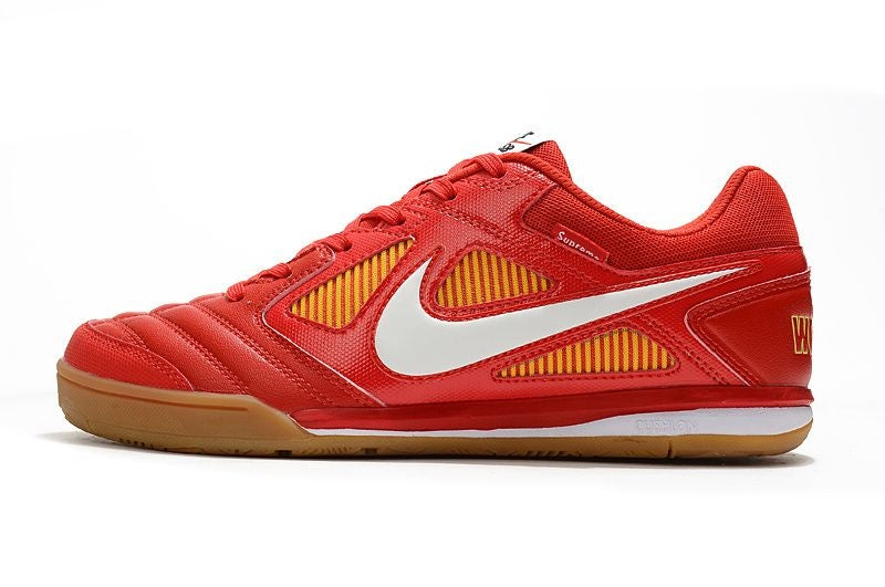 Chuteira Nike SB Gato Futsal - Vermelho/Branco
