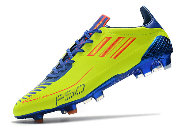 Chuteira Adidas F50 X Ghosted.1 FG - Verde/Azul/Laranja