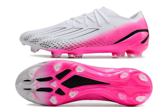 Chuteira Adidas X Speedportal.1 FG - Branco/Rosa