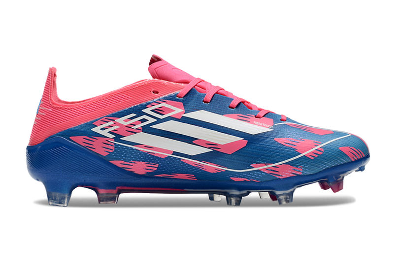 Chuteira Adidas F50 X Campo  - Rosa/Azul