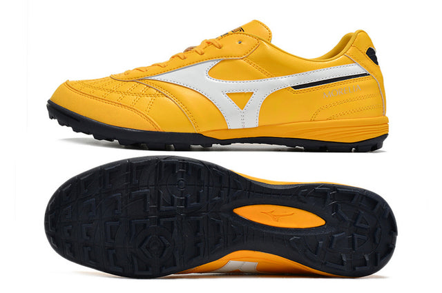 Chuteira Mizuno Morelia Neo Sala Society - Amarelo/Branco