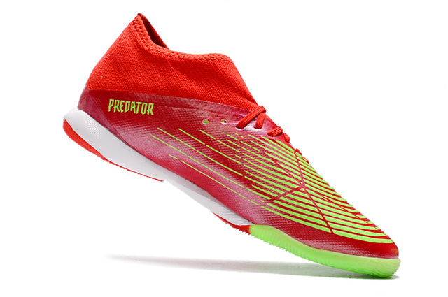 Chuteira Adidas Predator Edge.3 Futsal IC - Vermelho/Verde