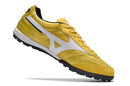 Chuteira Mizuno Morelia Neo Sala Society - Dourado/Branco