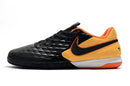 Chuteira Nike React Tiempo Legend 8 Pro Futsal IC - Laranja/Preto