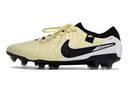Chuteira Nike Tiempo 10 Elite Campo FG - Bege/Preto