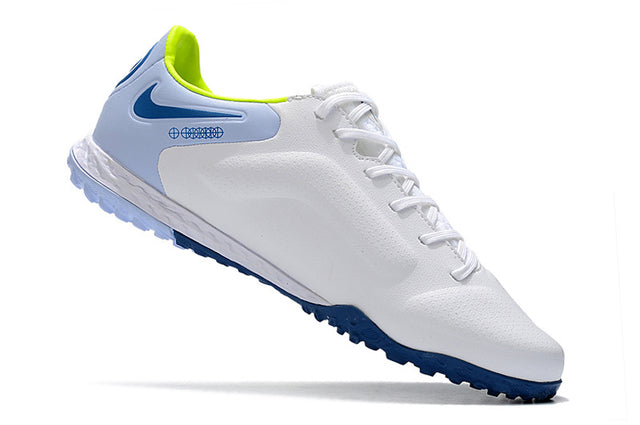 Chuteira Nike Tiempo 9 Pro Society - Branco/Azul/Verde