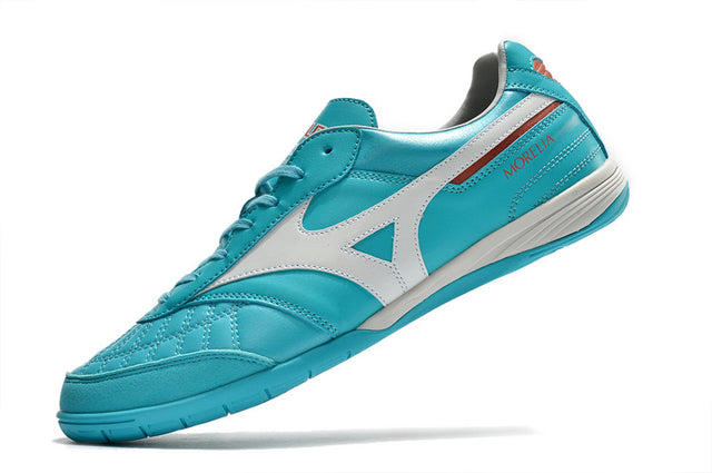 Chuteira Mizuno Morelia Sala Futsal - Azul/Branco