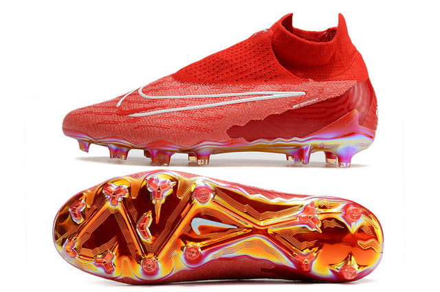 Chuteira Nike Campo Phantom GX Elite FG - Vermelho/Branco