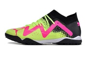 Chuteira Puma Future Match Society TF - Verde/Rosa