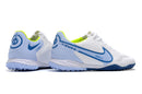 Chuteira Nike Tiempo 9 Pro Society - Branco/Azul/Verde