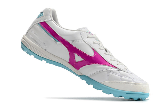 Chuteira Mizuno Morelia Neo Sala Society - Branco/Rosa