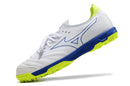 Chuteira Mizuno Morelia Neo Sala β Society - Branco/Azul/Verde