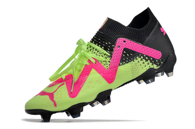 Chuteira Puma Future Ultimate FG - Verde/Rosa
