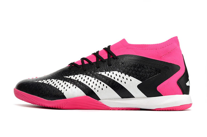 Chuteira Adidas Predator Accuracy.1 Futsal - Preto/Rosa