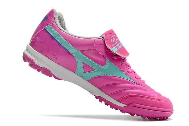 Chuteira Mizuno Morelia Neo 2 Society - Rosa/Azul