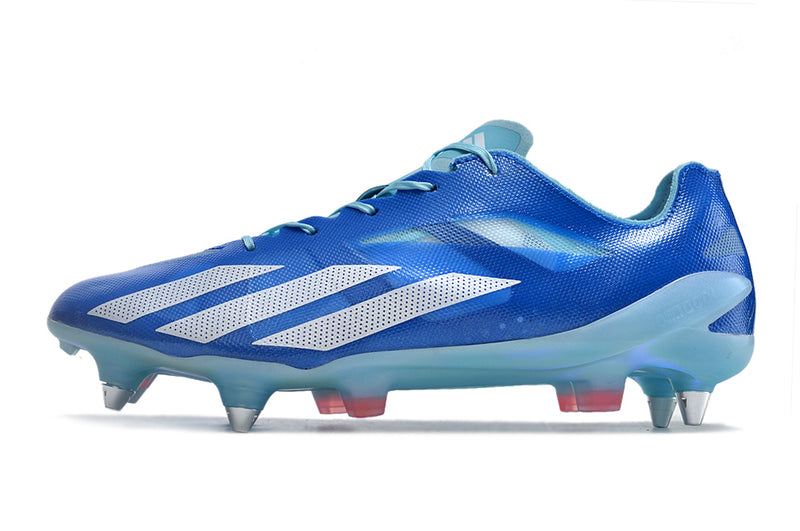 Chuteira Adidas X CrazyFast+ SG "Marine Rush Pack"