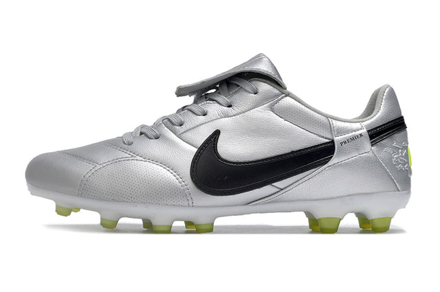 Chuteira Nike Premier 3 FG - Prata/Preto
