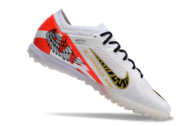 Chuteira Nike Mercurial Vapor 15 Elite Society - Branco/Vermelho