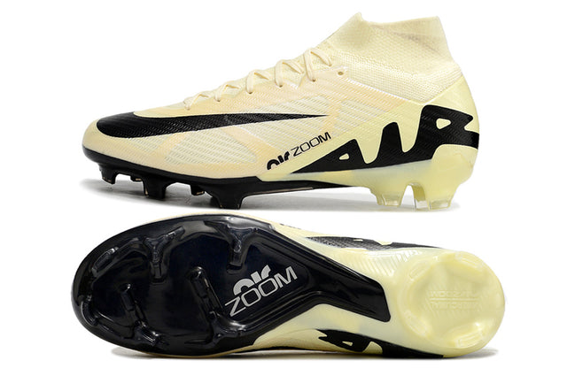 Chuteira Nike Air Zoom Mercurial Superfly 9 Elite Campo - Bege