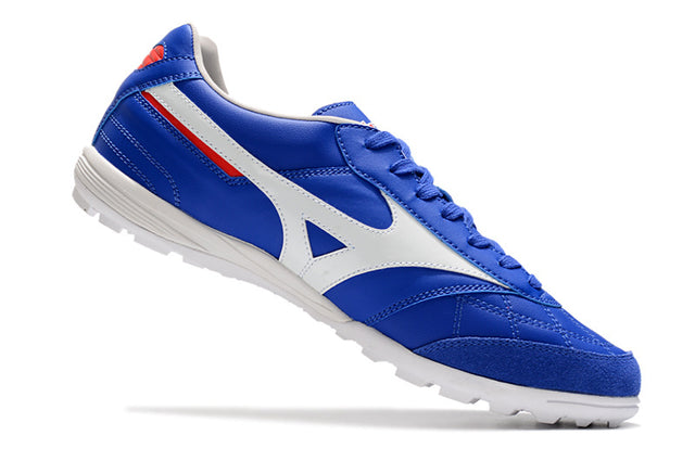 Chuteira Miuzno Morelia Neo Sala Society - Azul/Branco