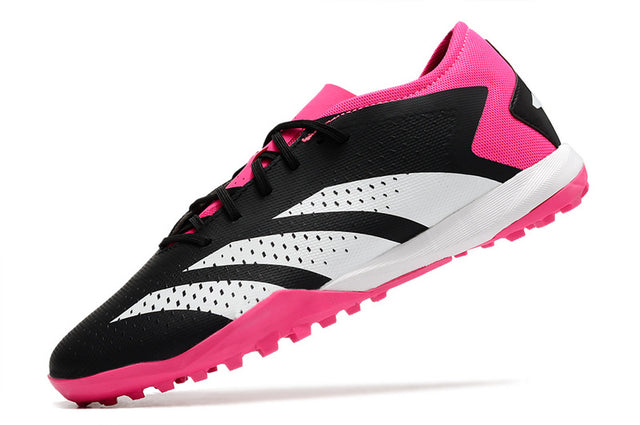 Chuteira Adidas Society Predator Accuracy.3 Low Society TF - Preto/Roxo