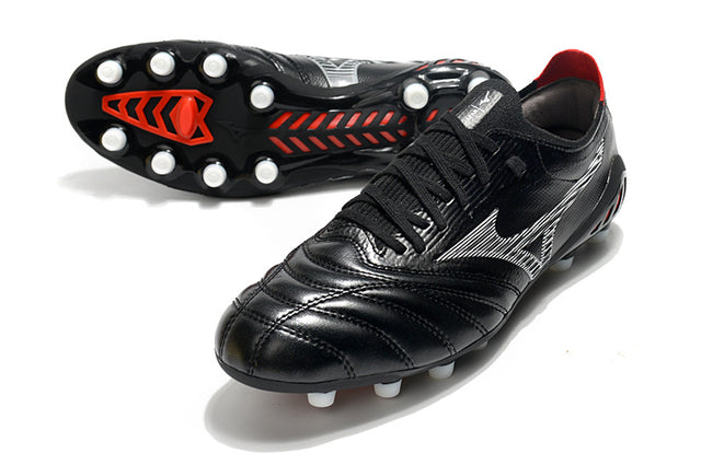 Chuteira Mizuno Morelia Neo 3 Campo FG - Preto/Vermelho/Branco