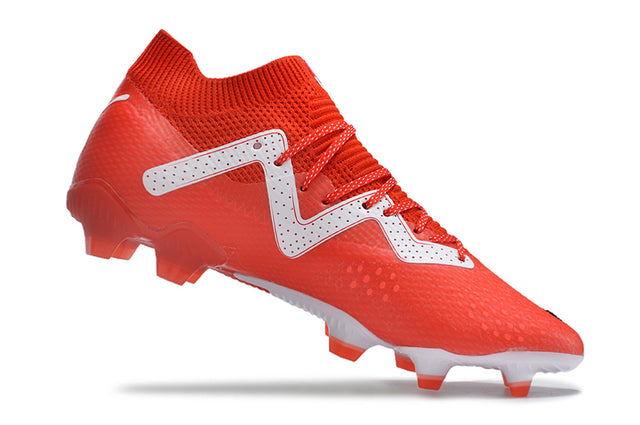 Chuteira Puma Future Ultimate FG - Vermelho/Branco