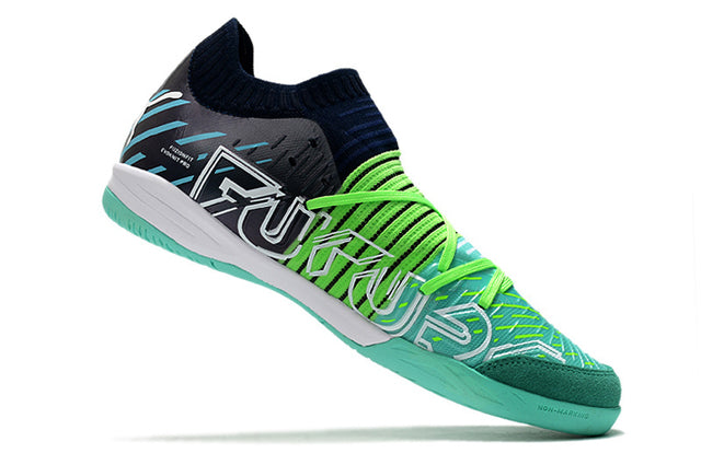 Chuteira Puma Future Z 1.1 Pro Cage Futsal - Verde