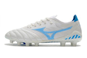 Chuteira Mizuno Morelia Neo 3 Campo FG - Branco/Azul