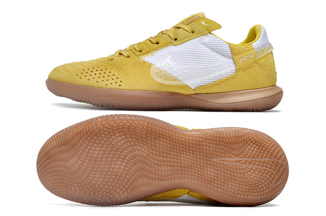 Chuteira Nike Street Gato Futsal IC - Amarelo/Branco