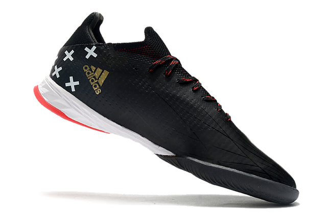 Chuteira Adidas X Speedflow.1 Futsal - Preto/Vermelho