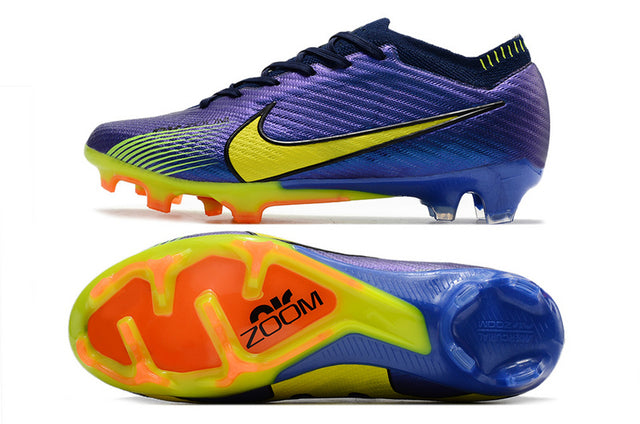 Chuteira Nike Air Zoom Mercurial Vapor 15 Elite FG - Azul/Amarelo