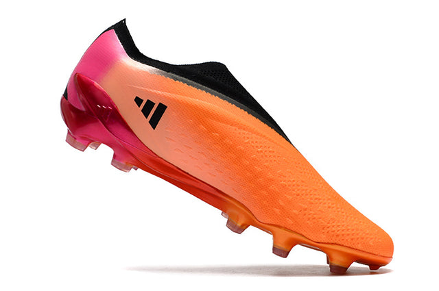 Chuteira Adidas X Speedportal+ FG - Laranja/Rosa