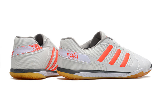 Chuteira Adidas Top Sala Futsal - Branco/Vermelho