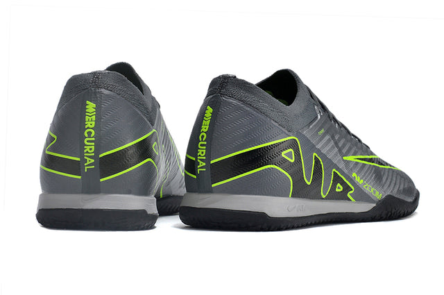Chuteira Nike Mercurial Vapor 15 Elite Futsal - Cinza/Verde