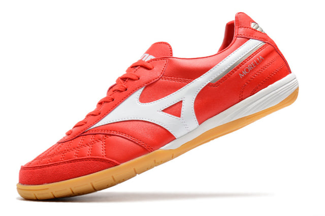 Chuteira Mizuno Morelia Sala Futsal - Vermelho/Branco
