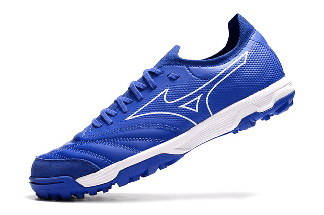 Chuteira Mizuno Morelia Neo Sala β Society - Azul/Branco