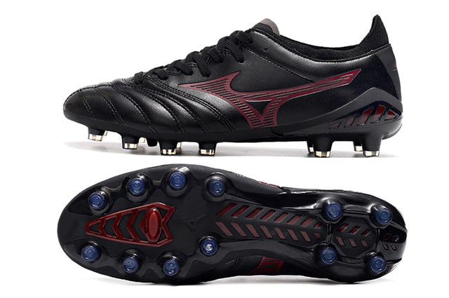 Chuteira Mizuno Morelia Neo 3 Campo FG - Preto/Vermelho