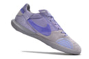 Chuteira Nike Street Gato Futsal IC - Cinza/Roxo