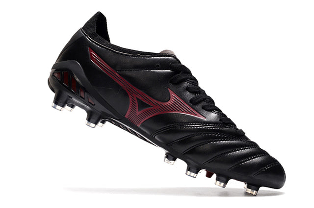 Chuteira Mizuno Morelia Neo 3 Campo FG - Preto/Vermelho