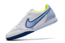 Chuteira Nike React Tiempo Legend 9 Pro Futsal IC - Branco/Azul