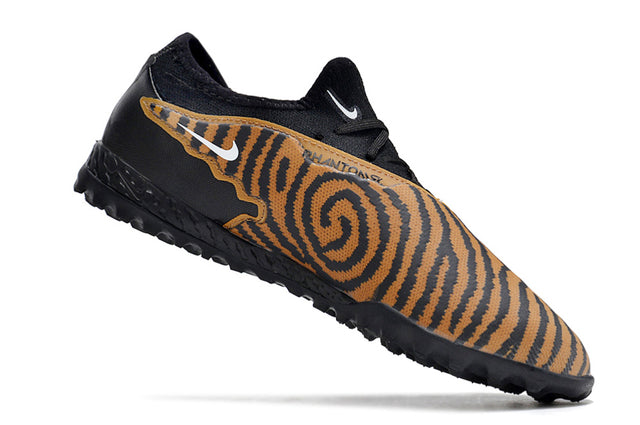 Chuteira Nike Phantom GX Pro Society TF - Marrom/Preto