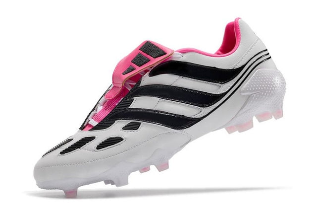 Chuteira Adidas Predator Precision FG - Branco/Rosa