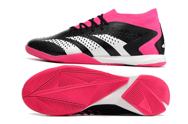 Chuteira Adidas Predator Accuracy.1 Futsal - Preto/Rosa