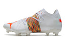 Chuteira Puma Future Z 1.1 Campo FG/AG - Branco/Laranja