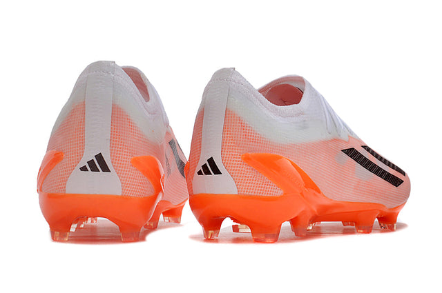 Chuteira Adidas X CrazyFast.1 FG - Branco/Laranja