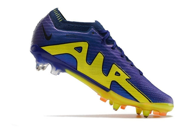 Chuteira Nike Air Zoom Mercurial Vapor 15 Elite SG - Azul/Amarelo