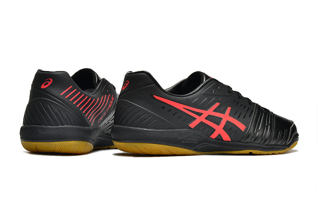 Chuteira Asics Japan Destaque FF Futsal - Preto/Vermelho