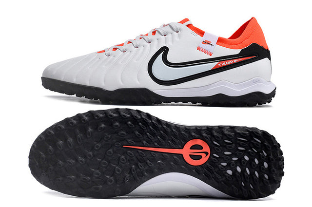 Chuteira Nike Tiempo 10 Pro Society - Branco/Vermelho